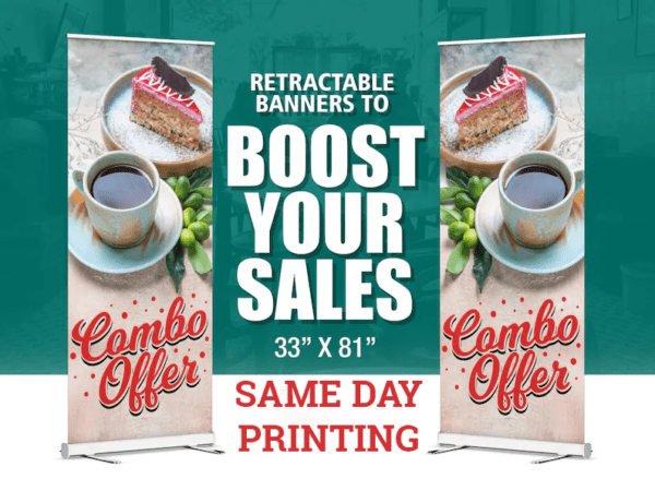 Custom Roll-Up Banner Printing - Same-Day Service Available | Ron Russ Print