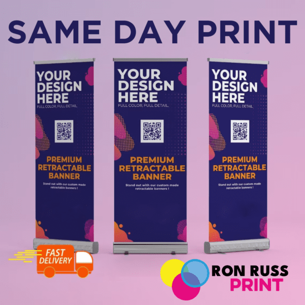 Custom Roll-Up Banners - Same-Day Printing Available (Order by 10 AM) - Image 2