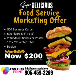 Food Service Marketing Offer