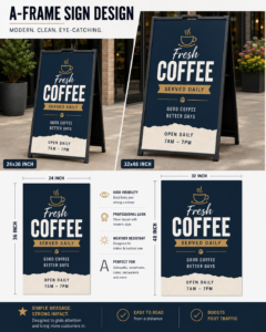 A frame sign