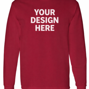 Gildan Unisex Heavy Cotton™ Long Sleeve T-Shirt | Custom Print & Embroidery