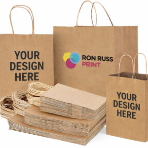 Custom Paper Bags with Handles | Eco-Friendly Kraft Bags