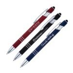 Engraved Alpha Soft Touch Pen