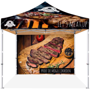10x10ft Canopy Tent Custom Print Full Color Backwall