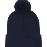 Sportsman Pom Pom 12-Inch Knit Beanie