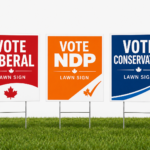 election lawn sign