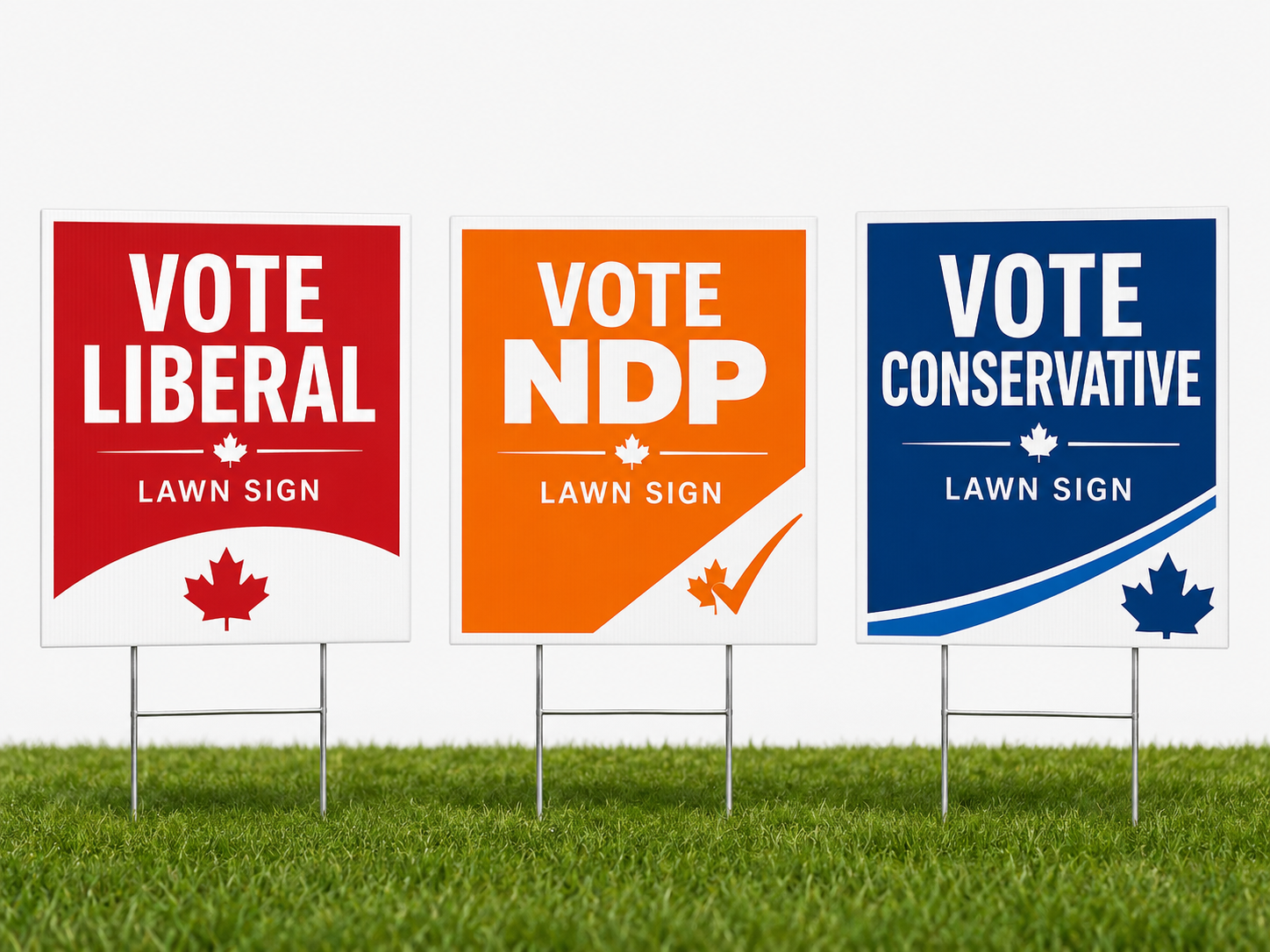 election lawn sign