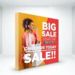 10 Feet Pop up Fabric Display (Straight)