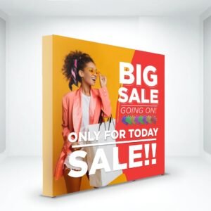 10 Feet Pop up Fabric Display (Straight)