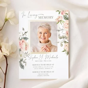obituary invitations