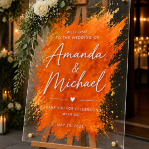 acrylic wedding signs Canada