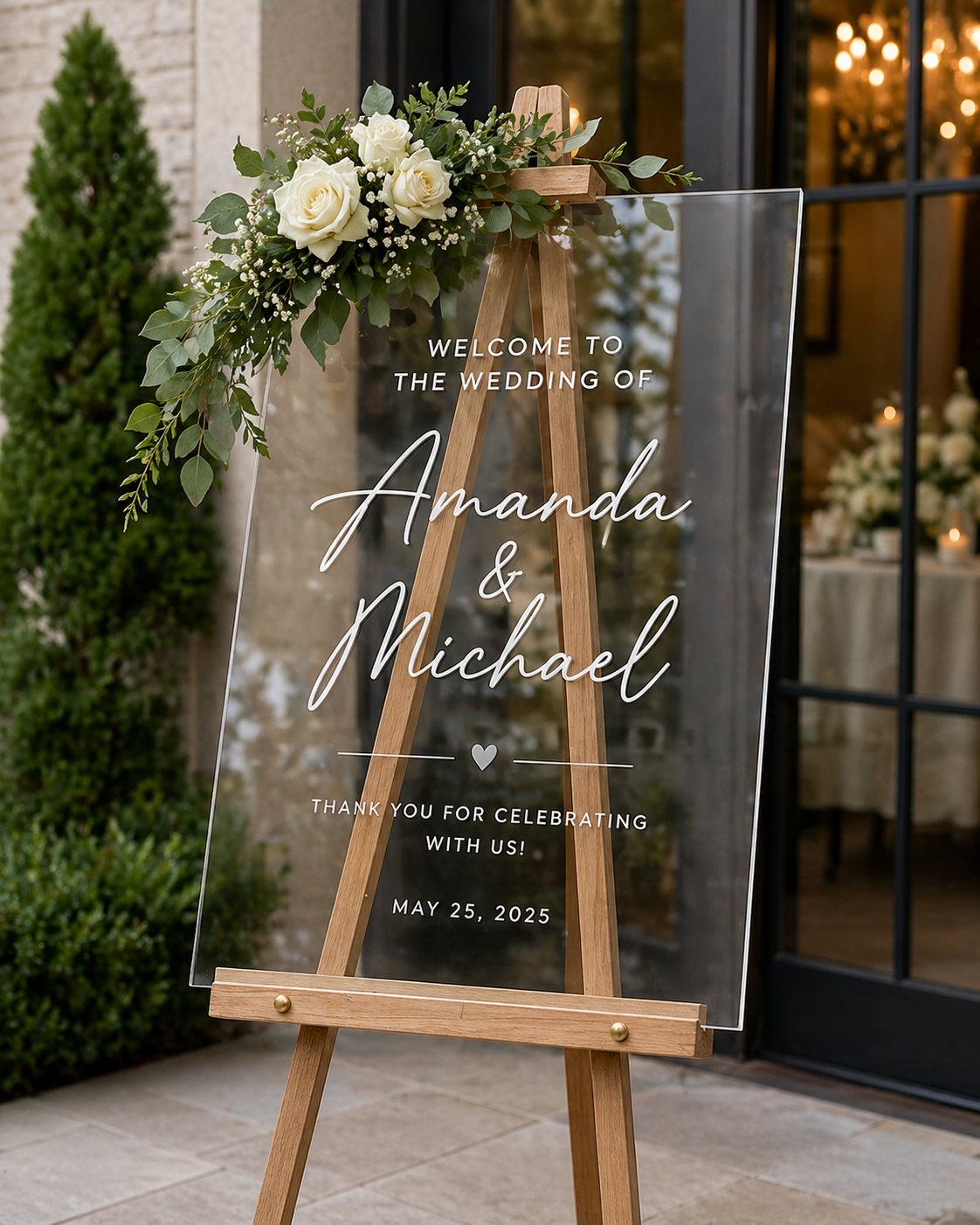 acrylic wedding signs Canada