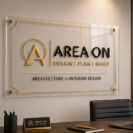 receptions acrylic signs with logo