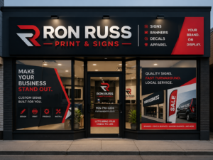 store front sign
