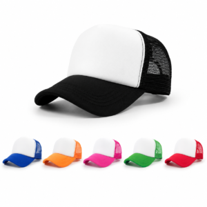 Custom foam front mesh back caps with logo printing