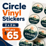 2″ Vinyl Stickers – 100 pcs Deal
