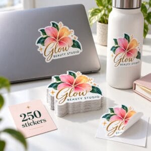 3″ Die Cut Stickers – 250 pcs Deal printed in Brampton by Ron Russ Print