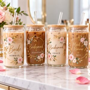Bridesmaid Glass Cups by Ron Russ Print Brampton