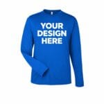 CORE365 Unisex Capital Long Sleeve Performance T-Shirt | Custom Print & Embroidery
