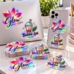 Custom Holographic Stickers printed in Brampton by Ron Russ Print