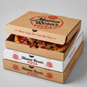 Custom printed pizza boxes – Ron Russ Print Brampton