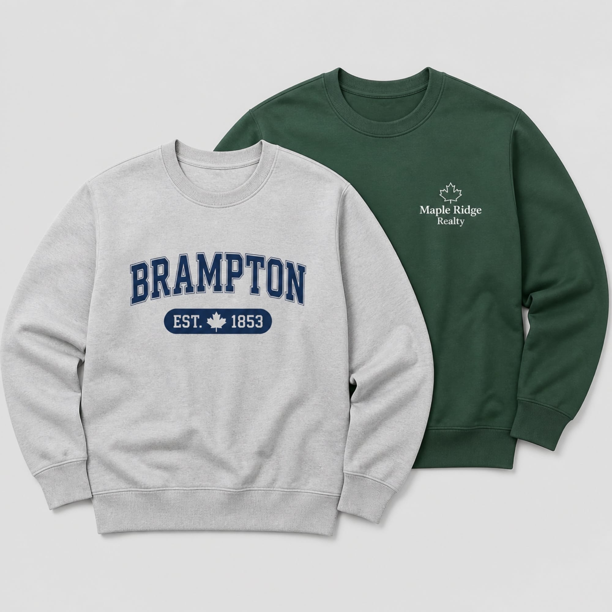 Custom printed crewneck sweatshirts – Ron Russ Print Brampton