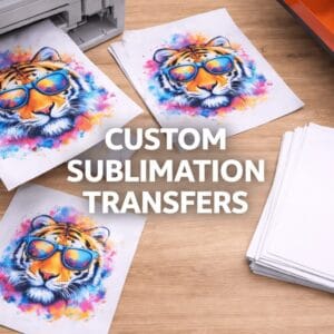 Custom sublimation transfers printed for heat press – Ron Russ Print Brampton