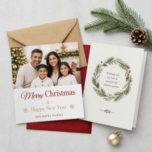 Custom holiday and Christmas photo cards – Ron Russ Print Brampton