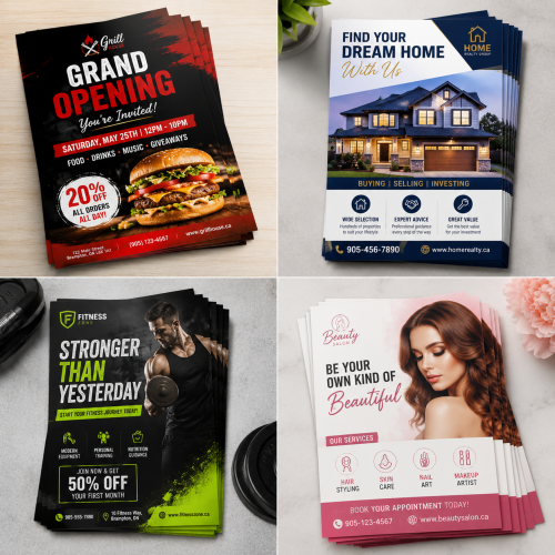 Custom flyer printing