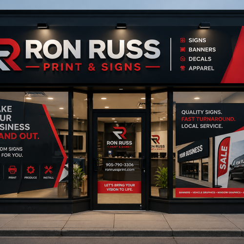 store front sign